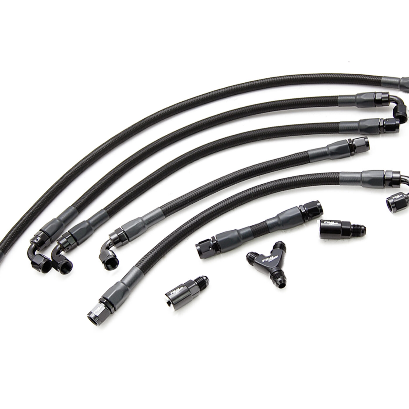 FUJI – Pre Assembled Parallel Fuel Rail Hose Kit AN6 Regulator